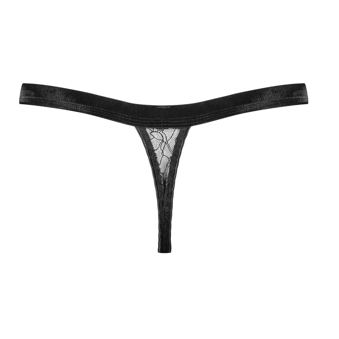 Set of lace bralette and thong