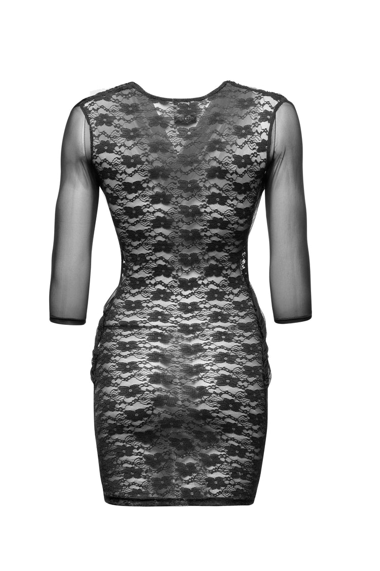Little Black Lace Dress back view